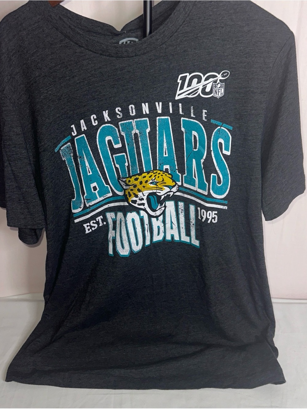 Jacksonville Jaguars Short Sleeve Tee - Charcoal Heather